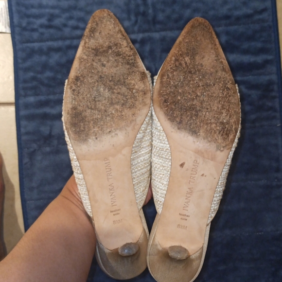 LEATHER SOLE SIZE 8 1/2 IVANKA TRUMP - Picture 6 of 8